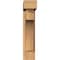 Ekena Millwork Westlake Block Smooth Bracket w/ Offset Brace, Western Red Cedar, 5 1/2"W x 18"D x 26"H BKT0604X18X26WTL05SWR - alternate 4
